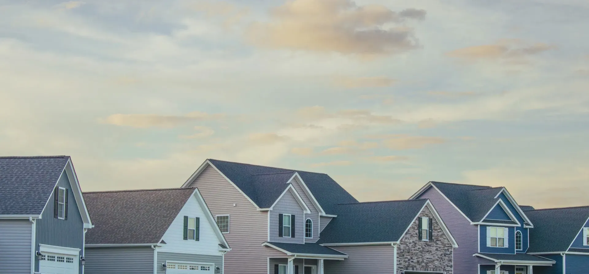 Residential roofline and gutter exterior
